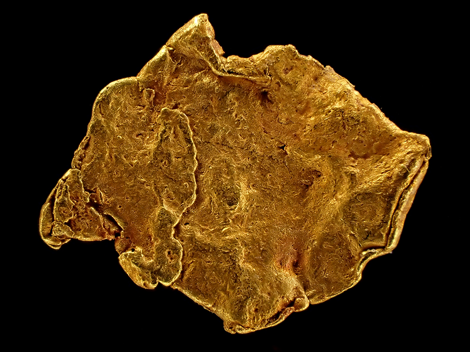 Zlato z Otavy 7 x 5,7 x 0,6 mm